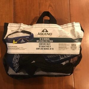 NWOT ASCEND M-16 MANUAL INFLATABLE BELT PACK